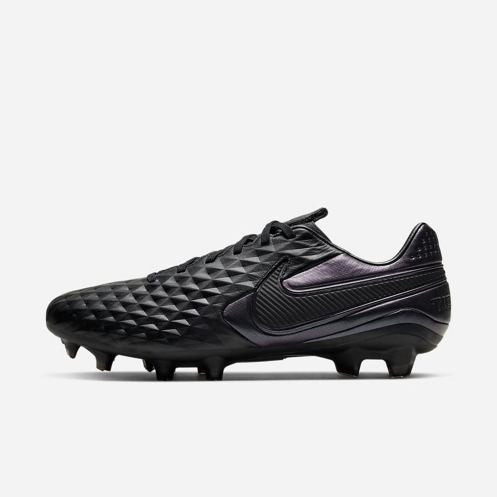 Crampon De Foot Nike Tiempo Legend 8 Pro FG Noir 5960-287 Black/Black Femme | HIX-13507532